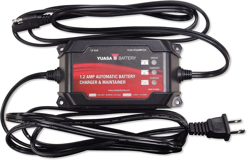 Yuasa (YUA1AMPCH) 1.2-Amp Battery Charger 50 State Compliant - Image 1
